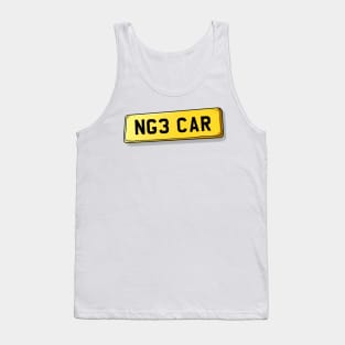 NG3 CAR Carlton Number Plate Tank Top